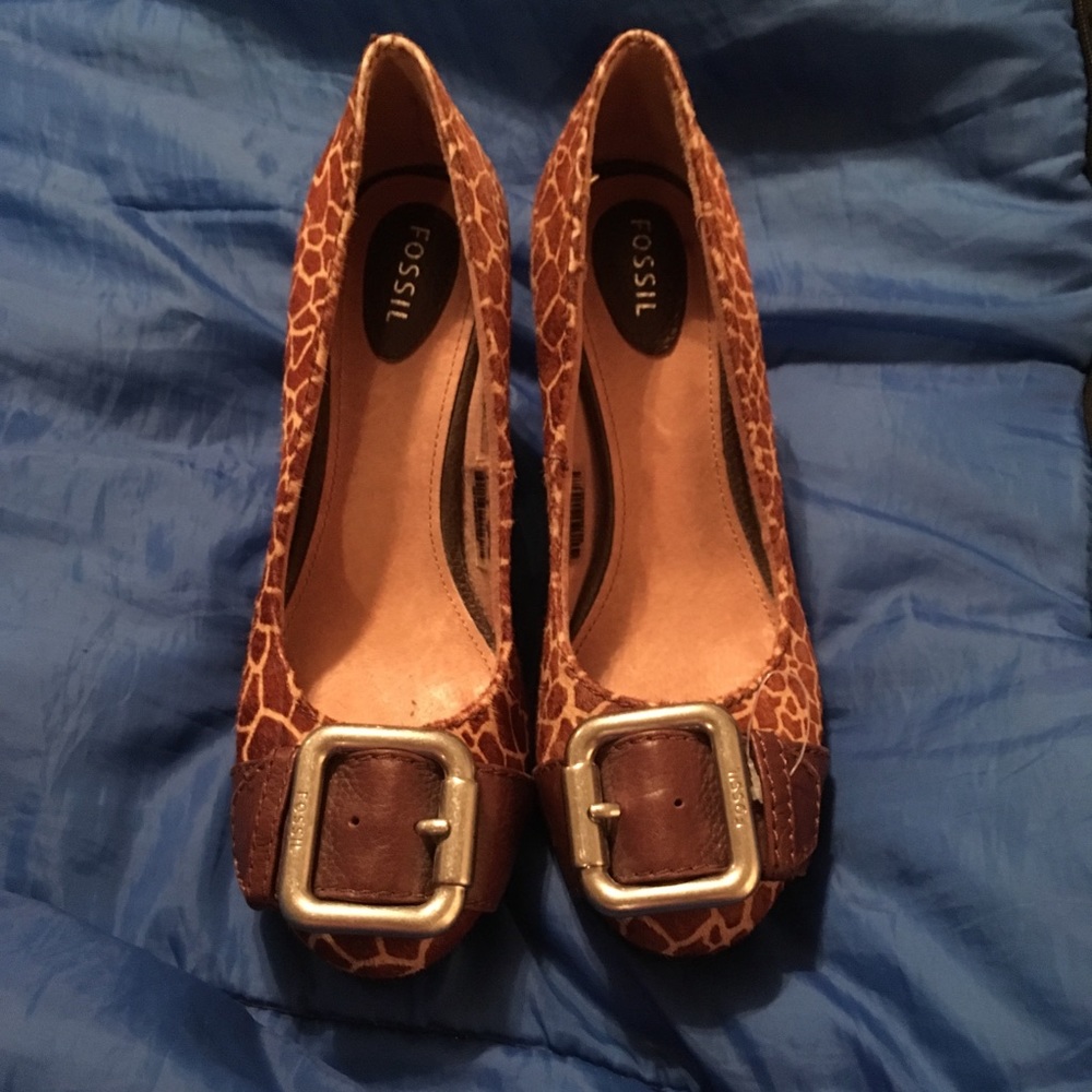 Fossil Swede shoes